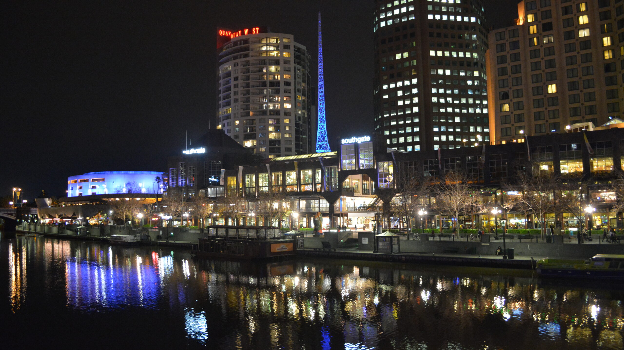 Melbourne Australia at night