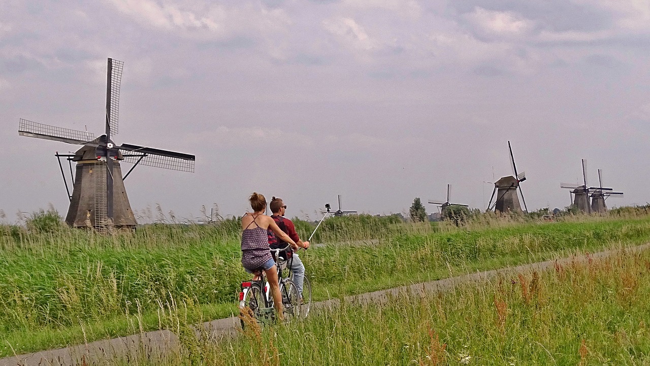 Visiting the Netherlands would not be complete without seeing windmills.