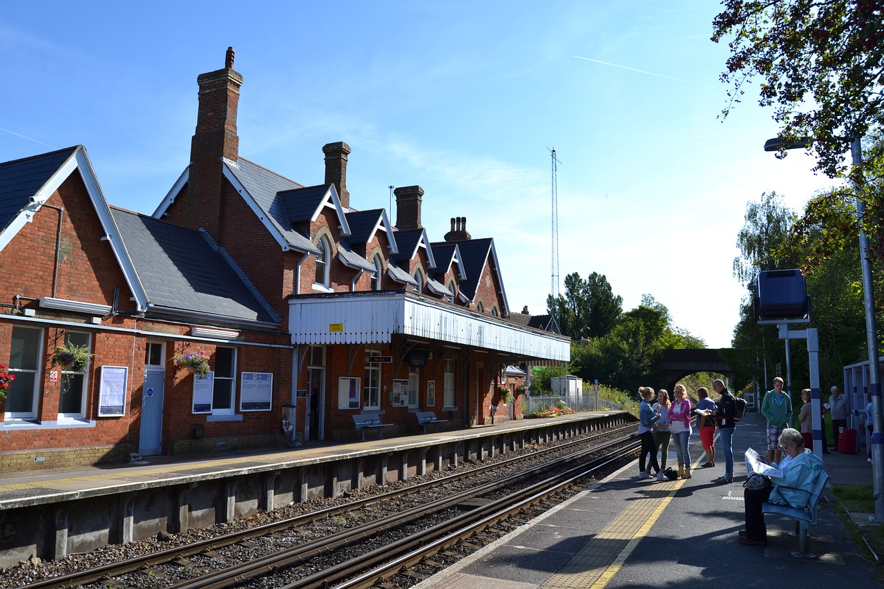Railway station in the United Kingdom