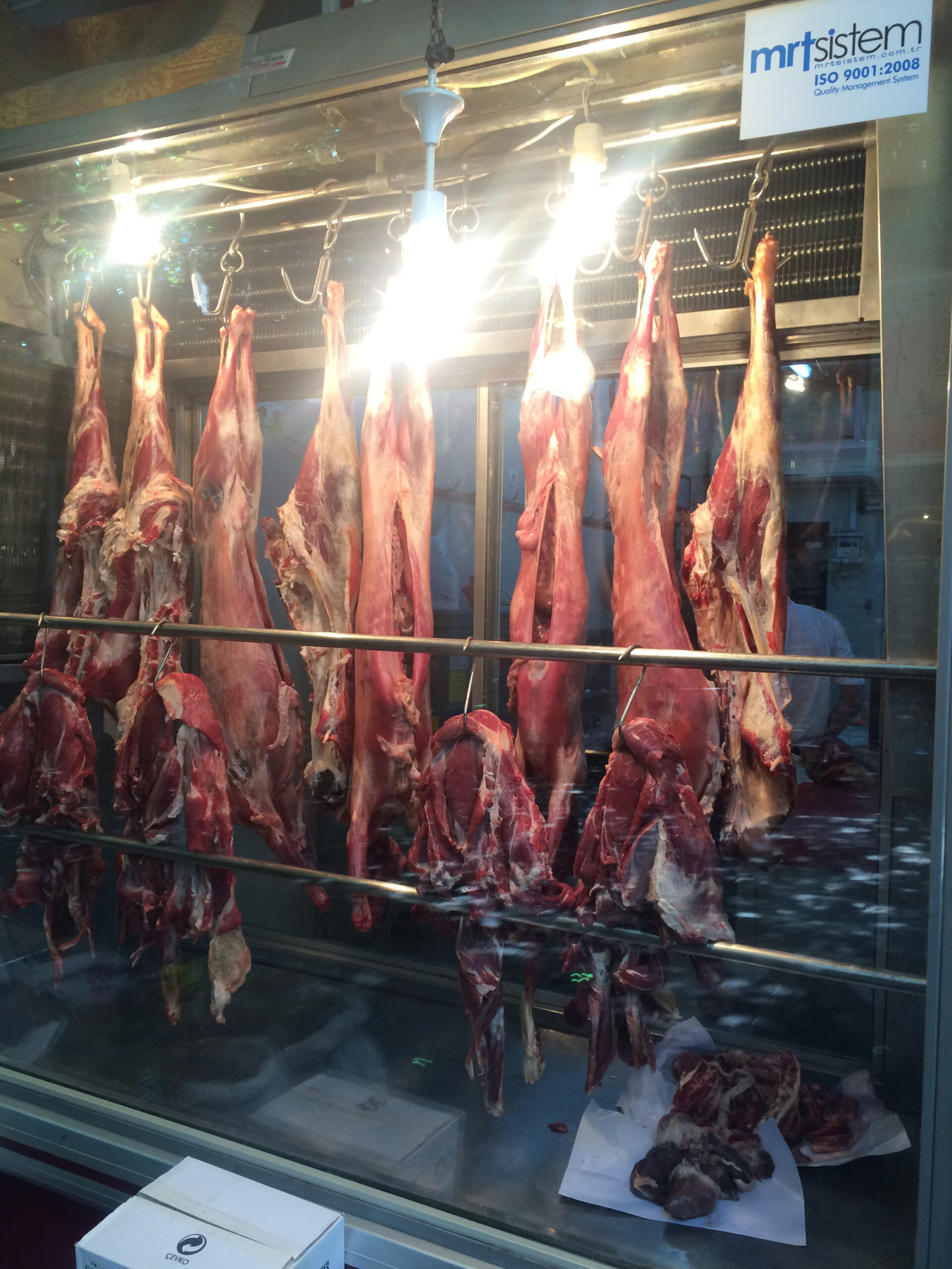 Fresh Meat on display on Anafartalar Caddesi.