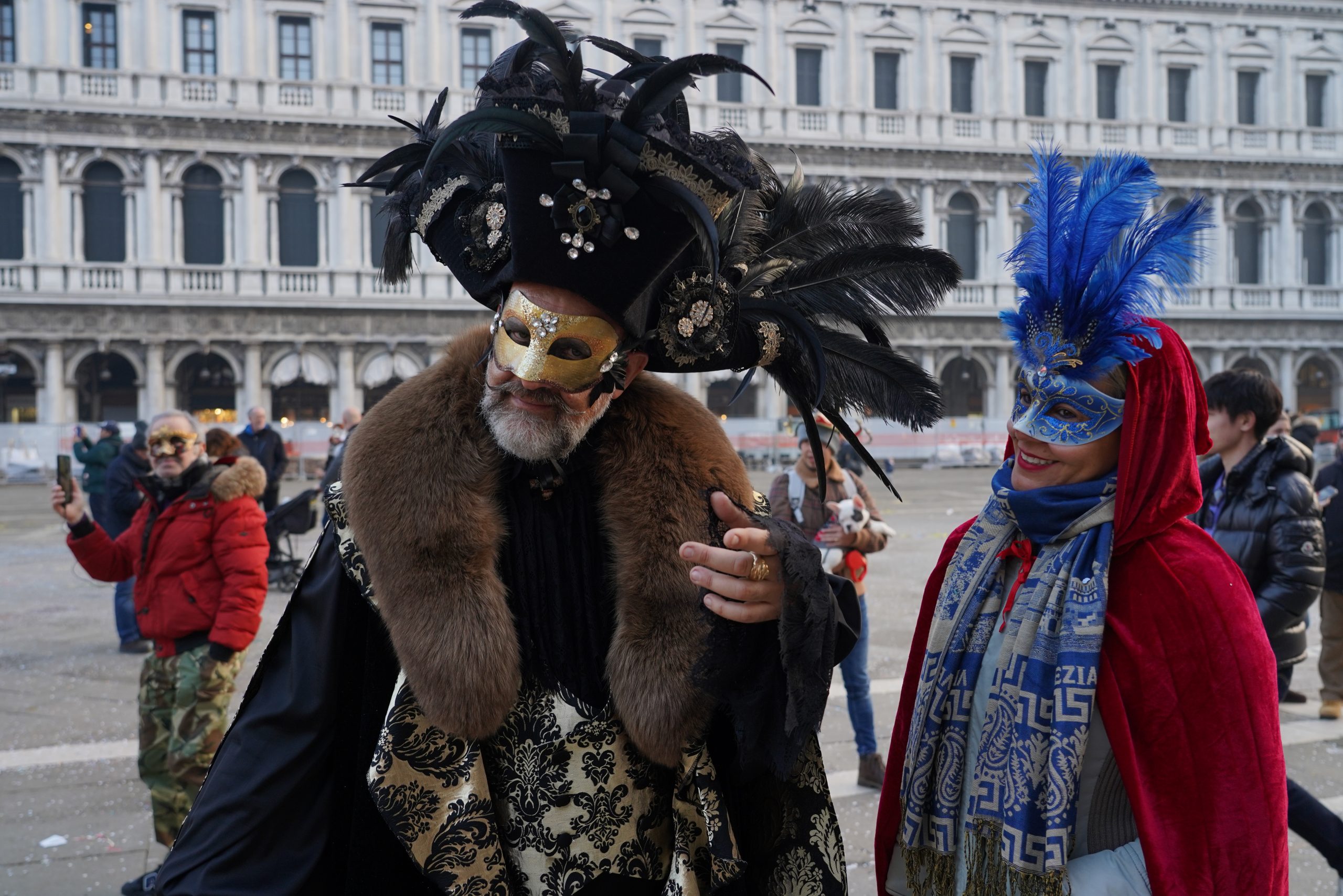 The Carnival of Venice is for both males and females to dress in costume.