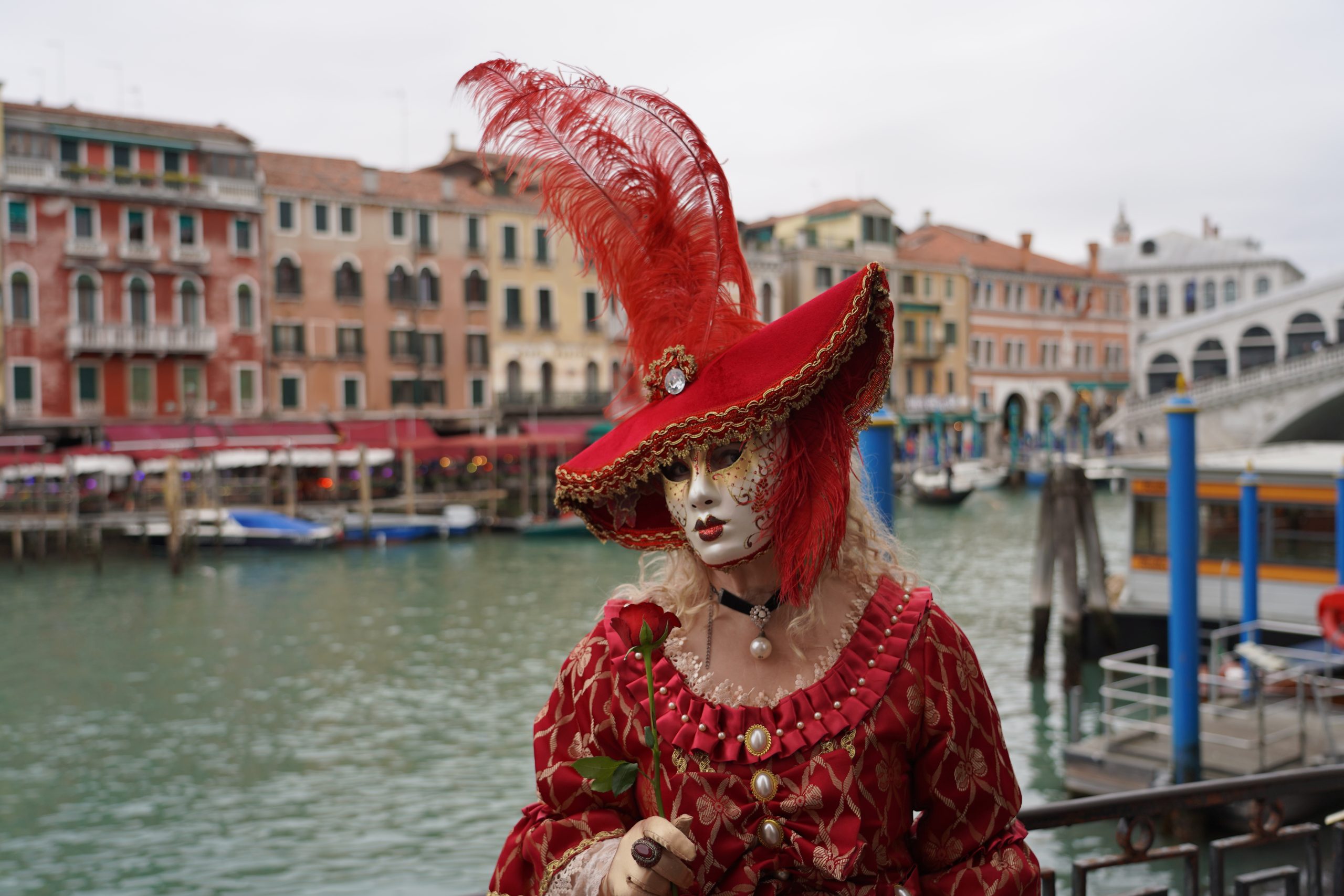 The Carnival of Venice features Venetian looks from the past.