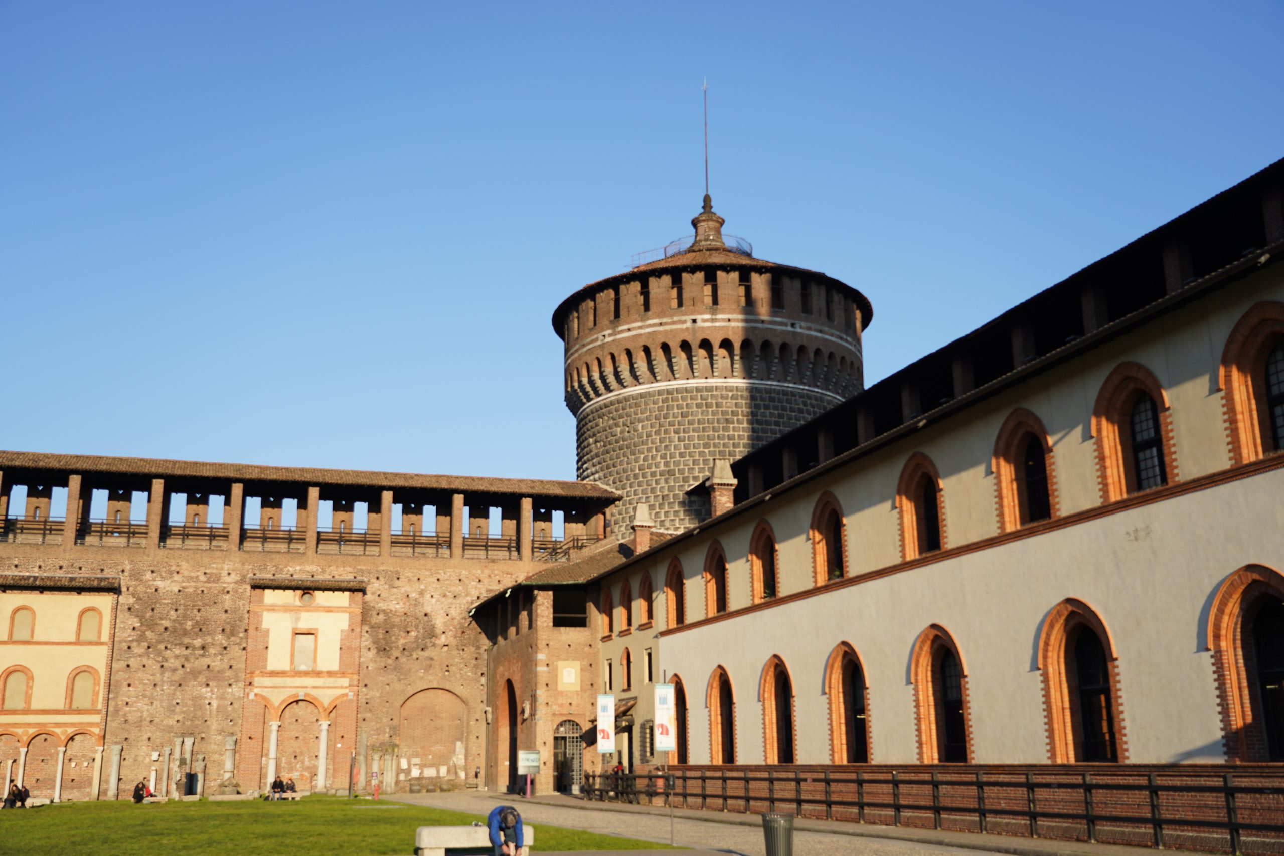 The Sforza Castle, or Castello Sforzesco in Italian, is a historic fortress built in the 15th century by Francesco Sforza, Duke of Milan. It served as a residence for the ruling families of Milan for several centuries.
