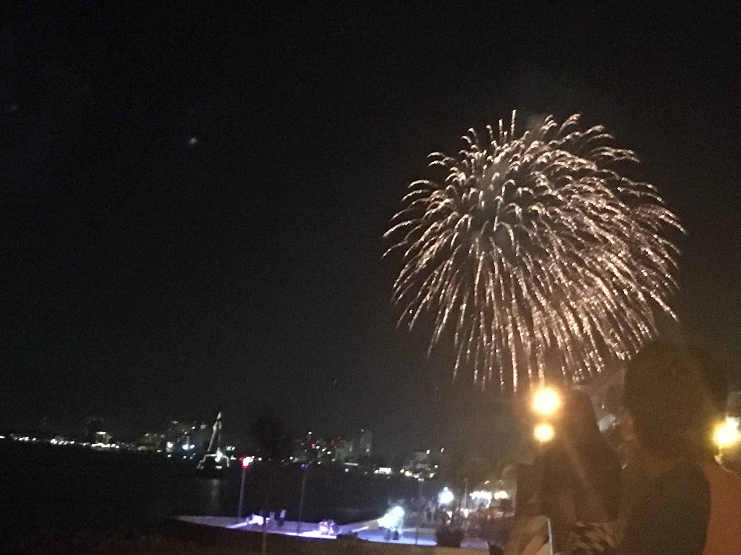 Fireworks over Banderas Bay