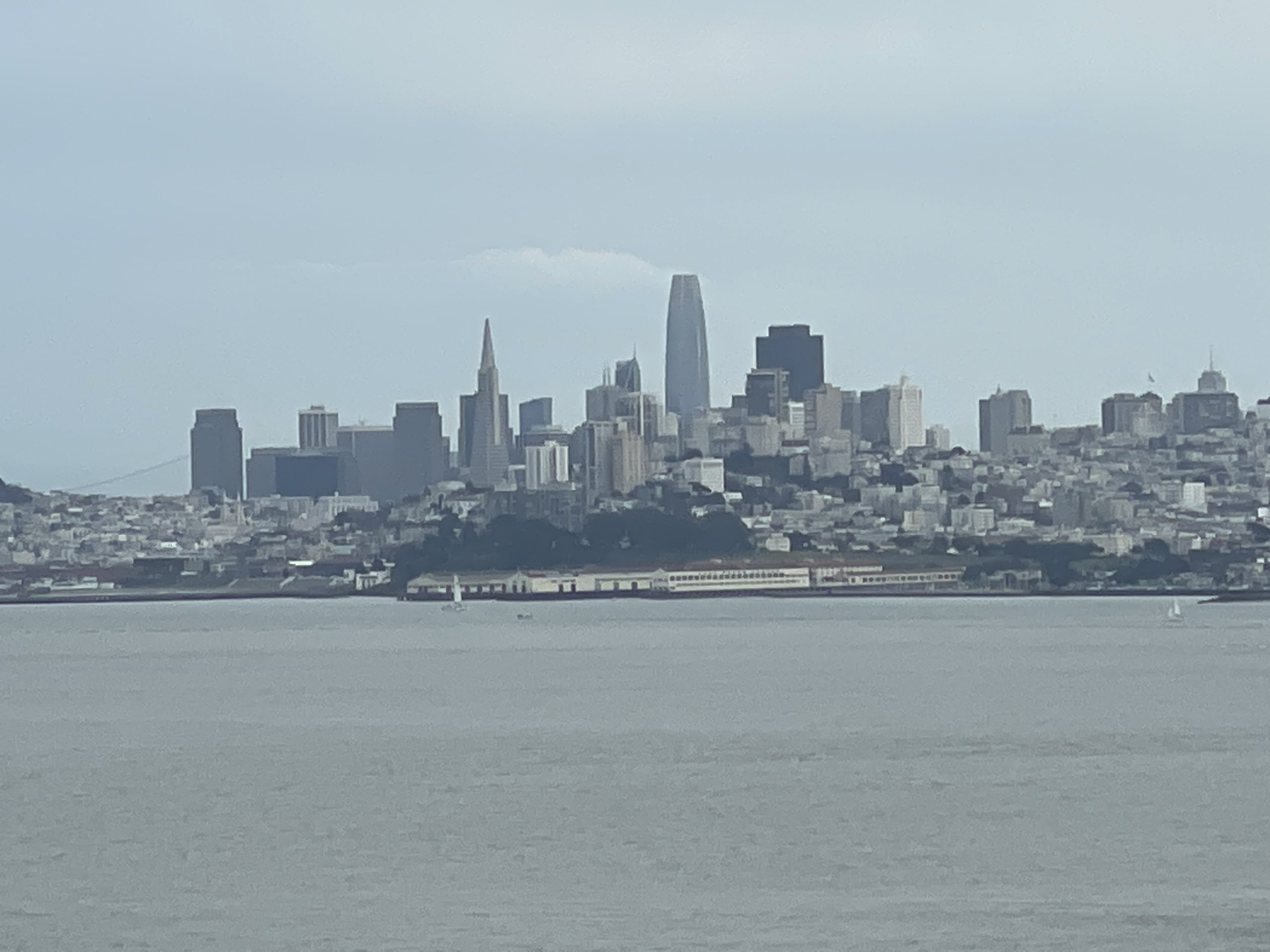 A view of San Francisco from Fort Baker