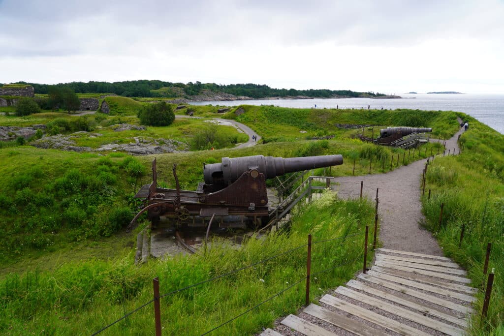 old coastal cannons