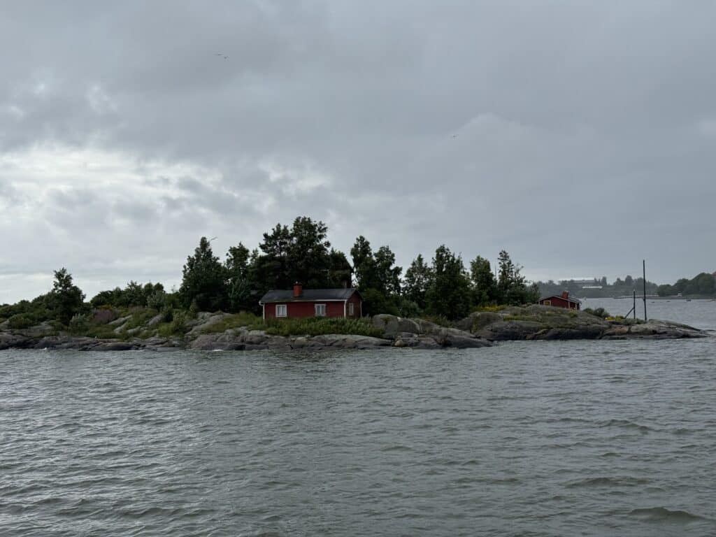 Little red house in the Helsinki archipelago