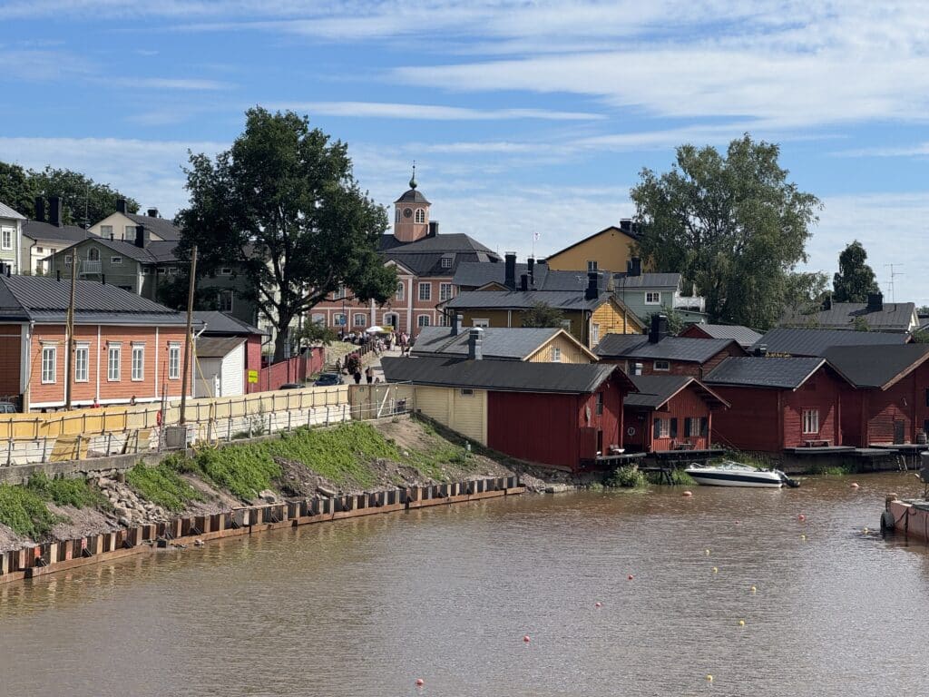 Porvoo red boathouses