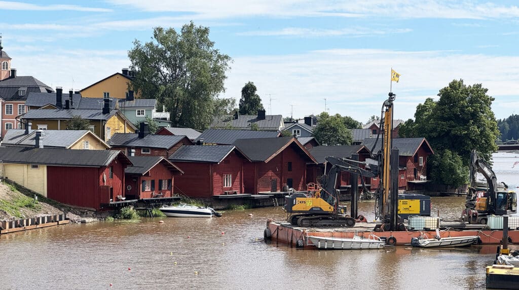 Porvoo red boathouses
