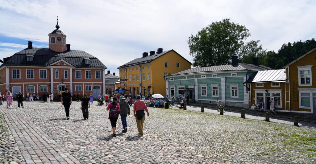 Porvoo town square