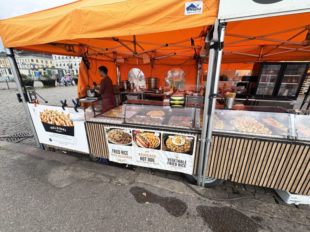 Helsinki food stall