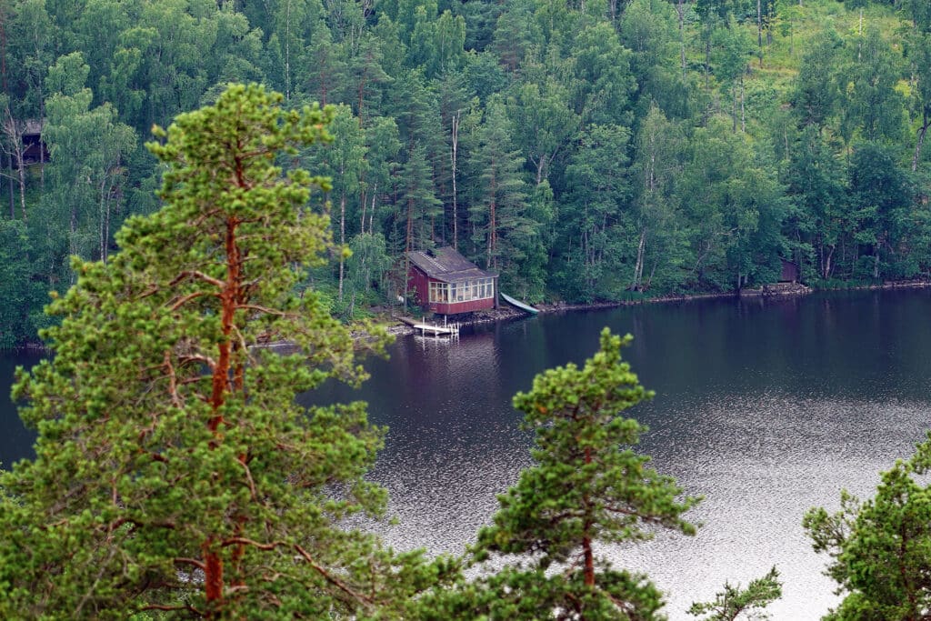 Nuuksio house on lake