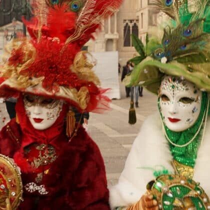 Masks have served a historical role in the Carnival as they were previously meant to disguise any visible differences between class, gender or religion.