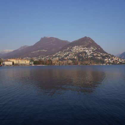 The tranquil waters of Lake Como