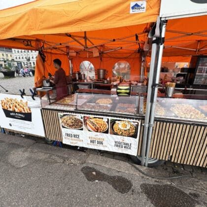Helsinki food stall